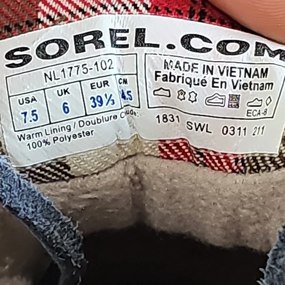 Sorel Women's Tivoli Low II Black/Brown Shoes Size‎ 7.5 US